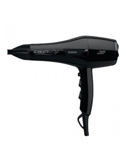 Фен SCARLETT SC-HD70I11, 2000 Вт, 2 скоростных режима, 3 температурных режима, ионизация, черный, SC - HD70I11 Фен SCARLETT SC-HD70I11, 2000 Вт, 2 скоростных режима, 3 температурных режима, ионизация, черный, SC - HD70I11