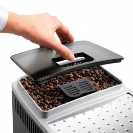 Кофемашина DELONGHI ECAM 21.117.SB, 1450 Вт, объем 1,8 л, емкость для зерен 250 г, ручной капучинатор, серебристая, EСAM 21.117.SB