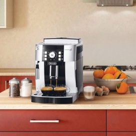 Кофемашина DELONGHI ECAM 21.117.SB, 1450 Вт, объем 1,8 л, емкость для зерен 250 г, ручной капучинатор, серебристая, EСAM 21.117.SB