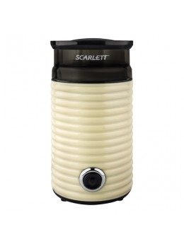 Кофемолка SCARLETT SC-CG44502, 160 Вт, объем 60 г, пластик, ножи из нержавеющей стали, бежевая/черная, SC - CG44502 Кофемолка SCARLETT SC-CG44502, 160 Вт, объем 60 г, пластик, ножи из нержавеющей стали, бежевая/черная, SC - CG44502