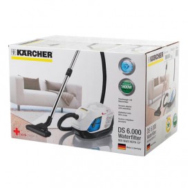 Пылесос KARCHER (КЕРХЕР) DS 6 Premium Mediclean, с аквафильтром, потребляемая мощность 650 Вт, белый, 1.195-241.0