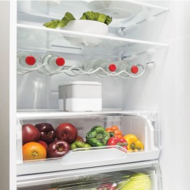 Холодильник INDESIT DF4180W, общий объем 298 л, нижняя морозильная камера 75 л, 60х64х185 см, белый