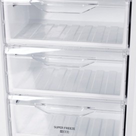 Холодильник INDESIT DF4180W, общий объем 298 л, нижняя морозильная камера 75 л, 60х64х185 см, белый