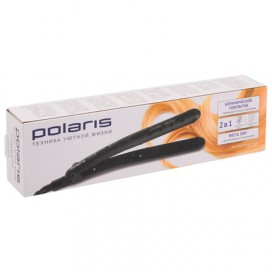 Выпрямитель для волос POLARIS PHS 2687K, 1 режим, 180C, керамика, черный