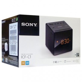 Часы-радиобудильник SONY ICF-C1, LED-дисплей, AM/FM-диапазон, 2 вида сигнала, повтор, таймер, ICFC1B.RU5