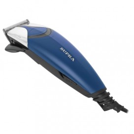 Машинка для стрижки волос SUPRA HCS-720, 5 установок длины, 1 насадка, сеть, пластик, синий/черный
