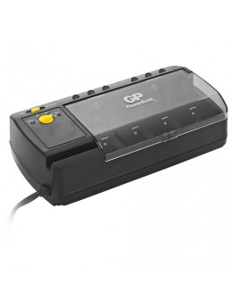 Зарядное устройство GP PB320, для 4-х аккумуляторов AA, AAA, С, D или 2-х аккумуляторов 'Крона', PB320GS-2CR1
