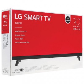 Телевизор LG 32LK615B, 32' (81 см), 1366х768, HD, 16:9, Smart TV, Wi-Fi, черный