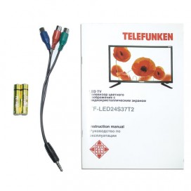 Телевизор TELEFUNKEN TF-LED24S37T2 24'' (60 см), 1366х768, HD, 16:9, черный