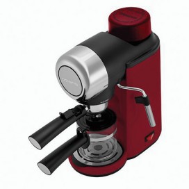 Кофеварка рожковая POLARIS PCM 4007A, 800 Вт, объем 0,2 л, 4 бар, подсветка, съемный фильтр, красная