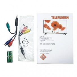Телевизор TELEFUNKEN TF-LED32S76T2, 32' (81 см), 1366х768, HD, 16:9, черный