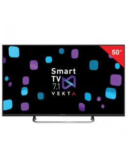 Телевизор VEKTA LD-50SU8719BS, 50' (127 см), 3840х2160, 4К UHD, 16:9, Smart TV, Android, Wi-Fi, черный Телевизор VEKTA LD-50SU8719BS, 50' (127 см), 3840х2160, 4К UHD, 16:9, Smart TV, Android, Wi-Fi, черный