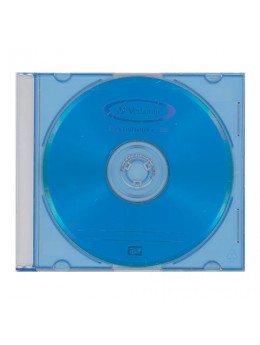 Диск DVD+RW (плюс) VERBATIM, 4,7 Gb, 4x, Color Slim Case