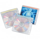 Конверты для CD/DVD BRAUBERG, комплект 40 шт., на 2 CD/DVD, износоустойчивая основа, европодвес, 510196