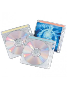 Конверты для CD/DVD BRAUBERG, комплект 40 шт., на 2 CD/DVD, износоустойчивая основа, европодвес, 510196