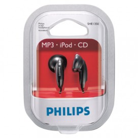 Наушники PHILIPS SHE 1350, проводные, 1 м, стерео, вкладыши, SHE 1350/00