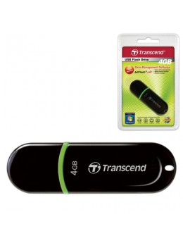Флэш-диск 4 GB, TRANSCEND JetFlash 300, USB 2.0, черный, TS4GJF300