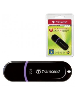 Флэш-диск 8 GB, TRANSCEND JetFlash 300, USB 2.0, черный, TS8GJF300