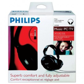 Наушники PHILIPS SHP 2000, проводные, 2 м, стерео, полноразмерные c оголовьем, эргономичные амбушюры, SHP 2000/00