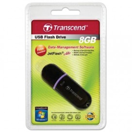 Флэш-диск 8 GB, TRANSCEND JetFlash 300, USB 2.0, черный, TS8GJF300