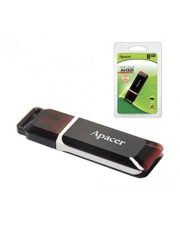 Флэш-диск 8 GB, APACER Handy Steno AH321, USB 2.0, карминно-красный, AP8GAH321R-1