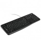 Клавиатура проводная LOGITECH K120, USB, 104 клавиши, черная, 920-002522