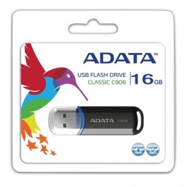 Флэш-диск 16 GB, A-DATA C906, USB 2.0, черный, AC906-16G-RBK