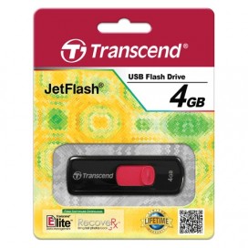Флэш-диск 4 GB, TRANSCEND JetFlash 500, USB 2.0, черный, TS4GJF500