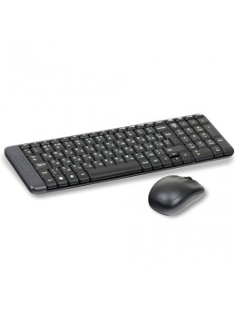 Набор беспроводной LOGITECH Wireless Desktop MK220, клавиатура, мышь 2 кнопки + 1 колесо-кнопка, черный, 920-003169 Набор беспроводной LOGITECH Wireless Desktop MK220, клавиатура, мышь 2 кнопки + 1 колесо-кнопка, черный, 920-003169