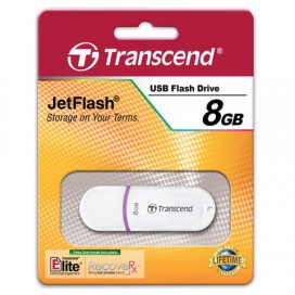 Флэш-диск 8 GB, TRANSCEND Jet Flash 330, USB 2.0, белый, TS8GJF330