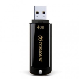 Флэш-диск 4 GB, TRANSCEND Jet Flash 350, USB 2.0, черный, TS4GJF350