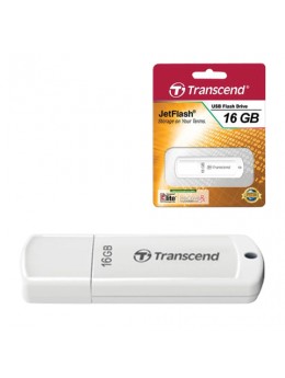 Флэш-диск 16 GB, TRANSCEND Jet Flash 370, USB 2.0, белый, TS16GJF370