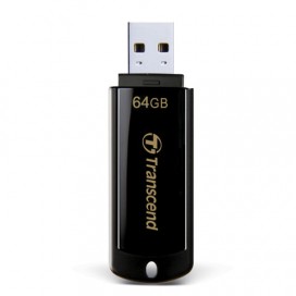 Флэш-диск 64 GB, TRANSCEND Jet Flash 350, USB 2.0, черный, TS64GJF350