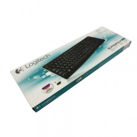 Клавиатура беспроводная LOGITECH K270, 104 клавиши + 8 дополнительных клавиш, мультимедийная, черная, 920-003757