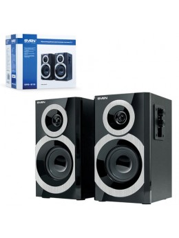 Колонки компьютерные SVEN SPS-619, 2.0, 2х10 W, двухполосные, разъем для наушников, регулятор громкости и тембра, деревянные, SV-011277 Колонки компьютерные SVEN SPS-619, 2.0, 2х10 W, двухполосные, разъем для наушников, регулятор громкости и тембра, деревянные, SV-011277