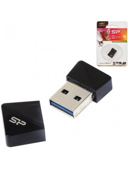 Флэш-диск 16 GB SILICON POWER Jewel J08 USB 3.1, черный, SP16GBUF3J08V1K