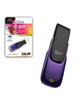 Флэш-диск 8 GB, SILICON POWER B31, USB 3.0, фиолетовый, SP08GBUF3B31V1U