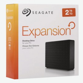 Диск жесткий внешний HDD SEAGATE 'Expansion', 2 ТВ, 3,5', USB 3.0, черный, STEB2000200