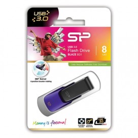 Флэш-диск 8 GB, SILICON POWER B31, USB 3.0, фиолетовый, SP08GBUF3B31V1U