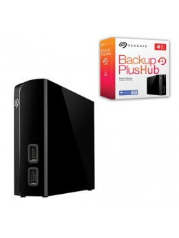 Диск жесткий внешний HDD SEAGATE 'Backup Plus Hub', 4 TB, 3,5', USB 3.0, черный, STEL4000200 Диск жесткий внешний HDD SEAGATE 'Backup Plus Hub', 4 TB, 3,5', USB 3.0, черный, STEL4000200