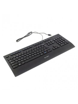 Клавиатура проводная LOGITECH K280e, USB, 104 клавиши, черная, 920-005215 Клавиатура проводная LOGITECH K280e, USB, 104 клавиши, черная, 920-005215