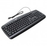 Клавиатура проводная GENIUS KB-110, USB, 104 клавиши, черная, 31300700100
