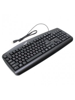 Клавиатура проводная GENIUS KB-110, USB, 104 клавиши, черная, 31300700100