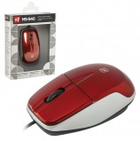 Мышь проводная DEFENDER MS-940, USB, 2 кнопки + 1 колесо-кнопка, оптическая, красная, 52941
