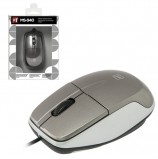 Мышь проводная DEFENDER MS-940, USB, 2 кнопки + 1 колесо-кнопка, оптическая, серая, 52942