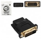 Переходник HDMI-DVI, CABLEXPERT, F-M, для передачи цифрового аудио-видео, A-HDMI-DVI-2