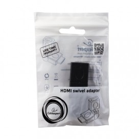 Переходник HDMI, CABLEXPERT, F-M, для передачи цифрового аудио-видео, A-HDMI-FFL2