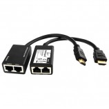 Кабель-удлинитель HDMI-2RJ45, 0,3 м, CABLEXPERT, для подключения устройств с HDMI ч/з RJ45, DEX-HDMI-01