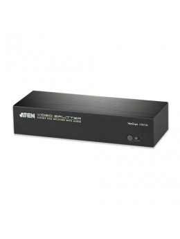 Разветвитель SVGA ATEN, 4-портовый, для передачи цифрового аудио/видео, каскадируемый, VS0104