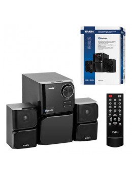 Колонки SVEN MS-305, 2.1, 40 Вт, Bluetooth, дерево, черные, SV-013615 Колонки SVEN MS-305, 2.1, 40 Вт, Bluetooth, дерево, черные, SV-013615
